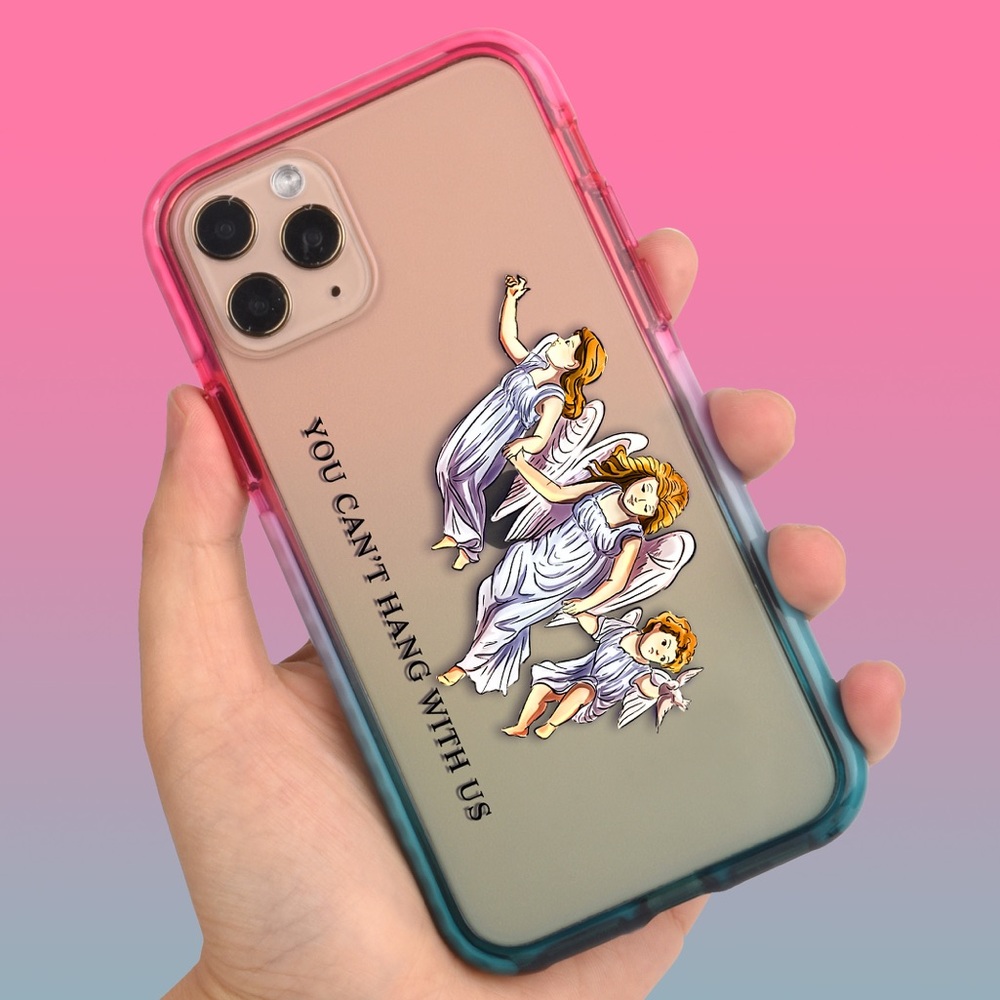 Angles - you can’t hang with us iPhone Case